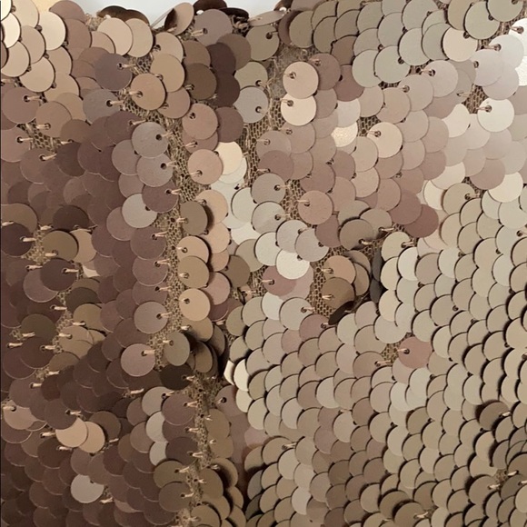 Donna Morgan gold sequin dress - Picture 5 of 5